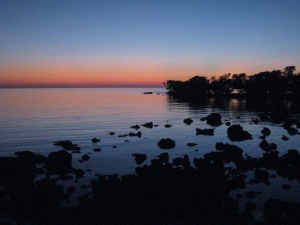 zonsondergang voor de kust | Marathon Key